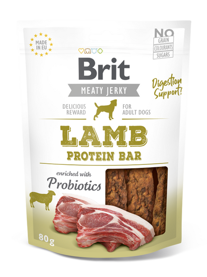 Λιχουδιά σκύλου Brit Care Jerky Snacks (80gr) (πολλές γέυσεις)