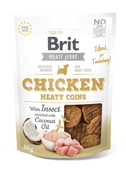 Λιχουδιά σκύλου Brit Care Jerky Snacks (80gr) (πολλές γέυσεις)