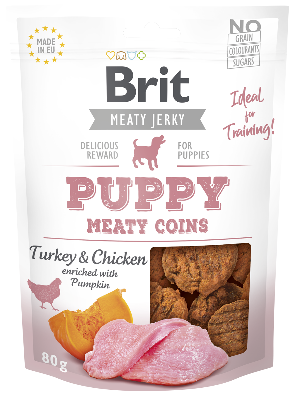 Λιχουδιά σκύλου Brit Care Jerky Snacks (80gr) (πολλές γέυσεις)