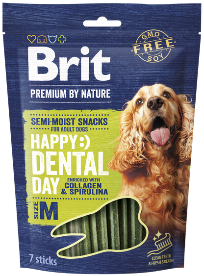 Λιχουδιά σκύλου Brit Premium by Nature Dental Day (180gr)