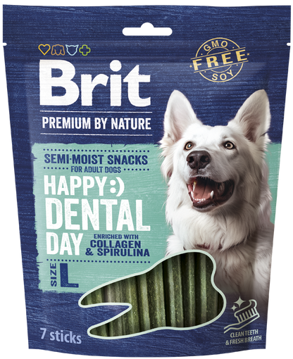 Λιχουδιά σκύλου Brit Premium by Nature Dental Day (180gr)
