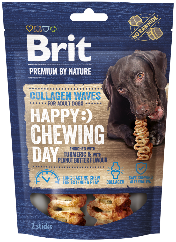 Λιχουδιά σκύλου Brit Premium by Nature Happy Chewing Day