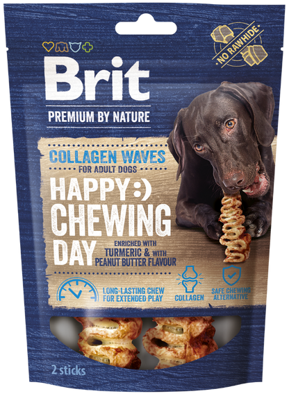 Λιχουδιά σκύλου Brit Premium by Nature Happy Chewing Day