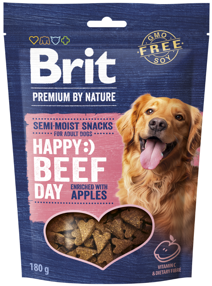 Λιχουδιά σκύλου Brit Premium by Nature Happy Day (180gr)