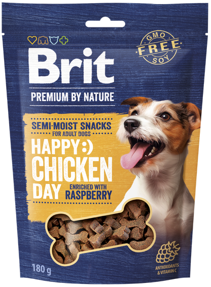 Λιχουδιά σκύλου Brit Premium by Nature Happy Day (180gr)
