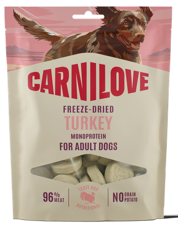 Λιχουδιά σκύλου Carnilove Freeze Dried (60gr)
