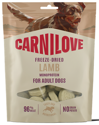 Λιχουδιά σκύλου Carnilove Freeze Dried (60gr)
