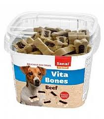 Λιχουδιά σκύλου Sanal Vita Bones Beef (100gr)