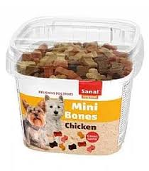 Λιχουδιά σκύλου Sanal Mini Bones Chicken (100gr)