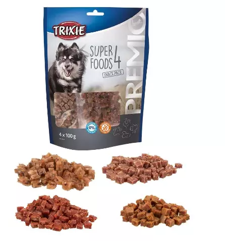 Λιχουδιά σκύλου SUPER FOODS 4 Trixie (4x100gr)