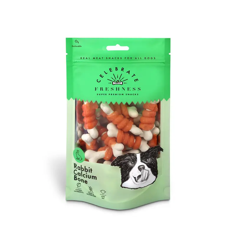 Λιχουδιά σκύλου Celebrate Freshness Rabbit Calcium Bone (100gr)