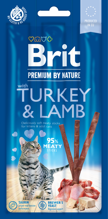 Λιχουδιά γάτας Brit Premium by Nature Sticks (3τμχ)