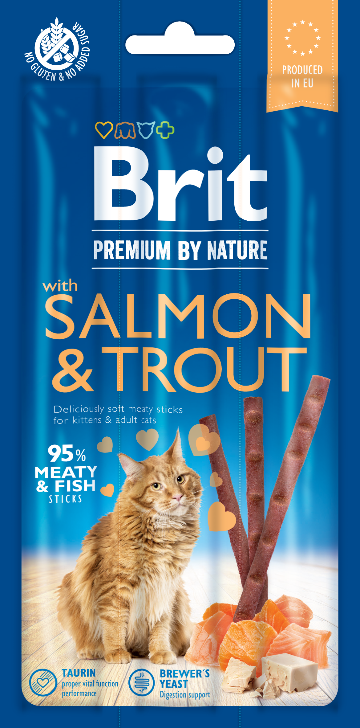 Λιχουδιά γάτας Brit Premium by Nature Sticks (3τμχ)