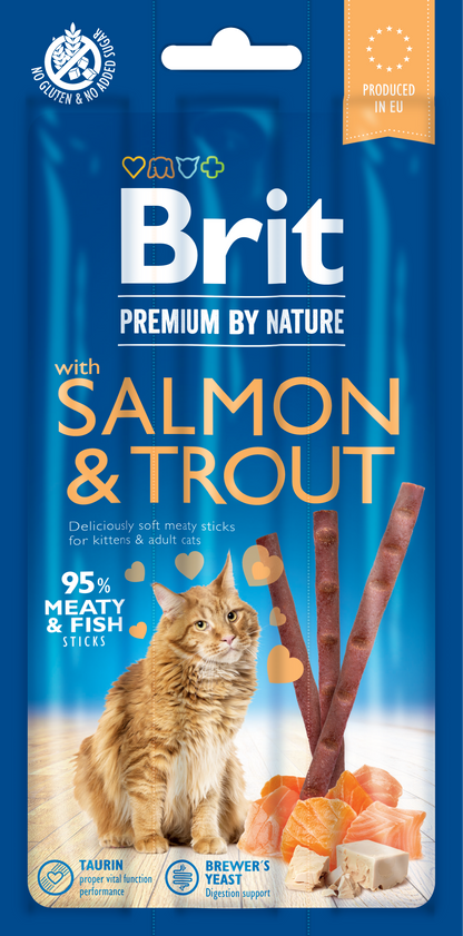 Λιχουδιά γάτας Brit Premium by Nature Sticks (3τμχ)