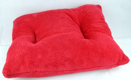 Μαξιλάρα σκύλου-γάτας PQP κόκκινη γούνα
