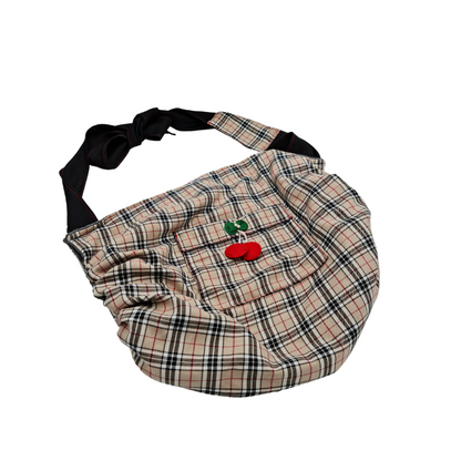 Μάρσιπος μεταφοράς σκύλου γάτας Checkered Cherry SANVI