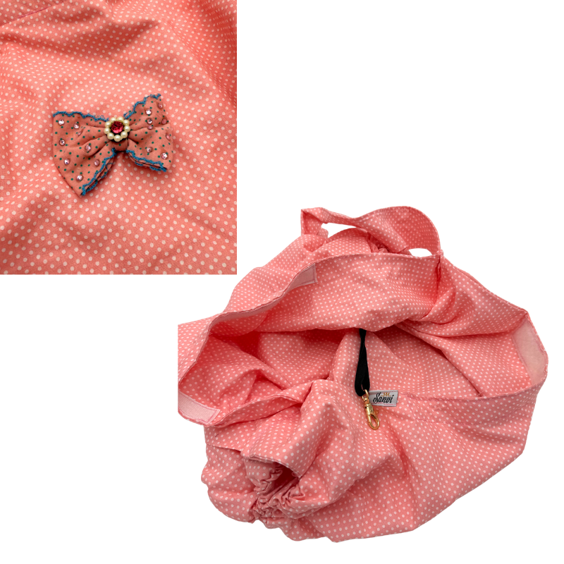 Μάρσιπος σκύλου-γάτας SANVI Pink Polka