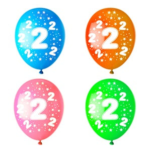 Μπαλόνι γενεθλίων Star Numbers
