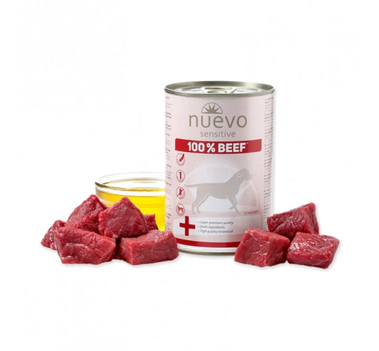Κονσέρβα για σκύλους NUEVO SENSITIVE (400gr)