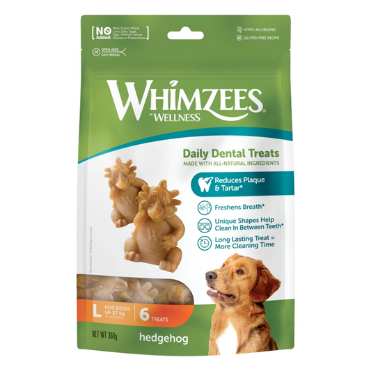 Οδοντική λιχουδιά σκύλου Whimzees Σκατζόχοιρος (6τμχ)