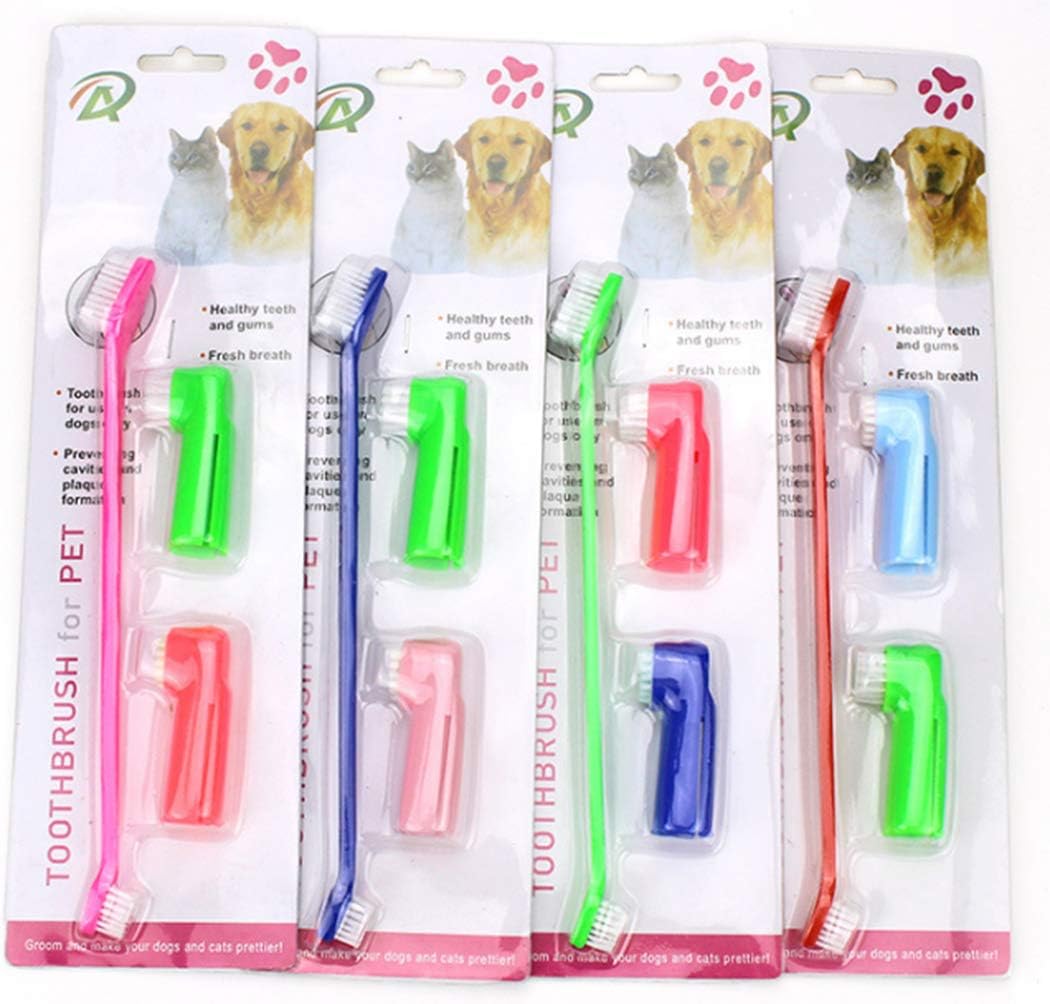 Οδοντόβουρτσα σκύλου-γάτας σετ τριών τεμαχίων ΑSTAR