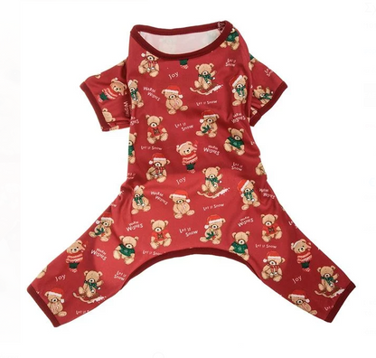 Ολόσωμο φορμάκι σκύλου-γάτας Χριστουγεννιάτικο Warm Wishes