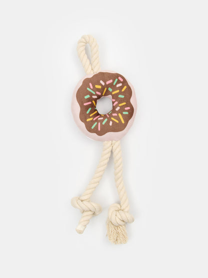 Παιχνίδι σκύλου σχοινένιο-λούτρινο DONUT WORRY