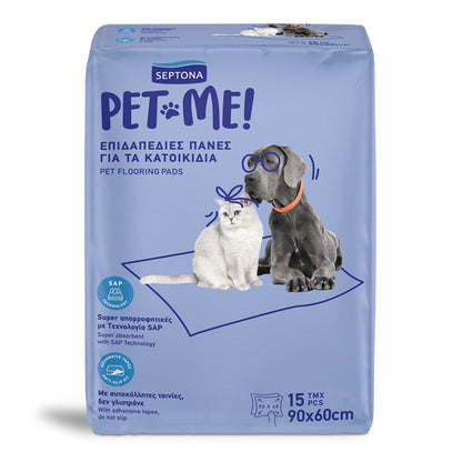 Πάνες εκπαίδευσης Septona Pet Me (15τεμ)