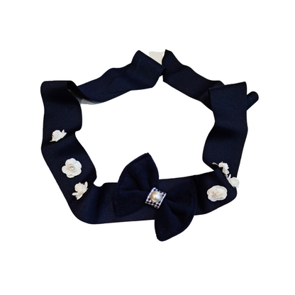 Παπιγιόν σκύλου-γάτας SANVI Luxury Ribbon Flower