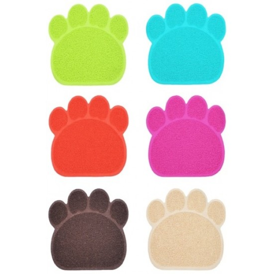 Πατάκι για λεκάνη γάτας Paw Colors