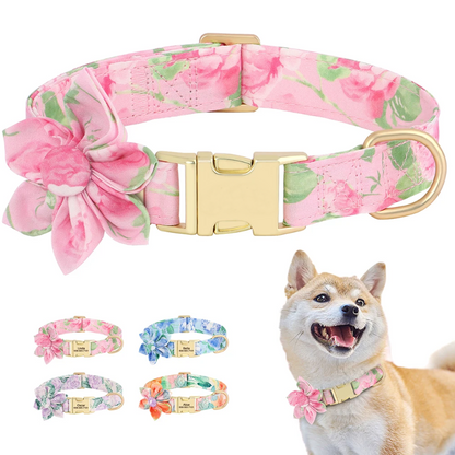 Περιλαίμιο σκύλου Floral Dog