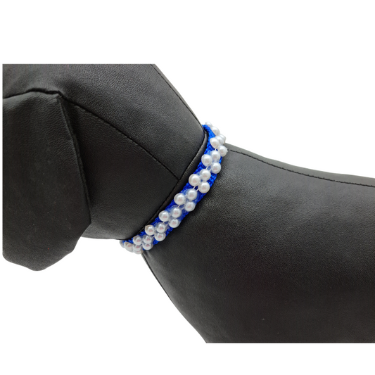 Περιλαίμιο σκύλου-γάτας Blue and Pearl