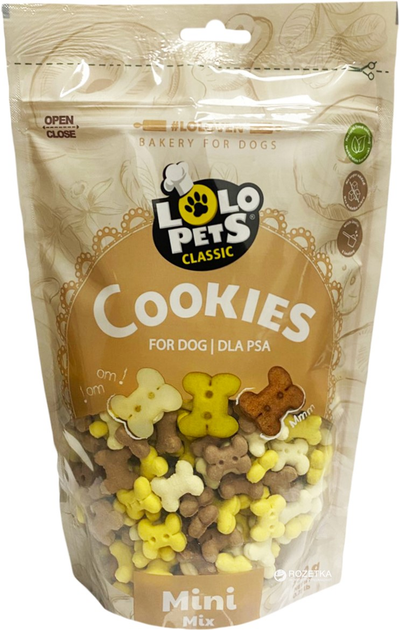 Λιχουδιά σκύλου μπισκοτάκια Cookies Lolopets (350gr)