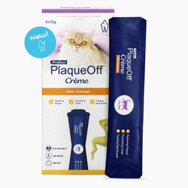 Συμπλήρωμα διατροφής γάτας Plaque Off κρέμα δοντιών (6*10gr)