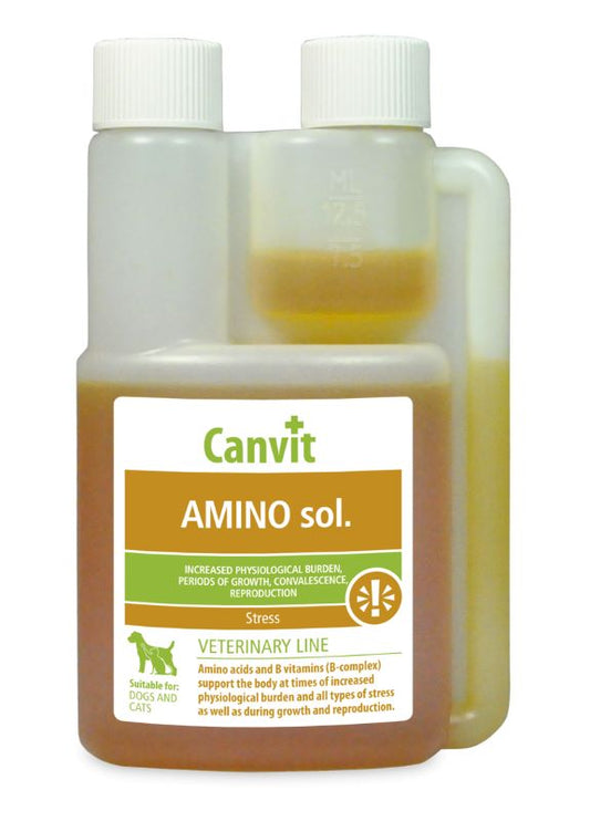 Συμπλήρωμα διατροφής σκύλου-γάτας Canvit Amino sol. (250ml)