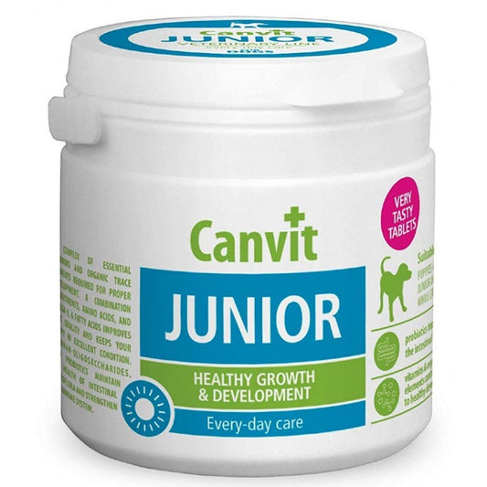 Συμπλήρωμα διατροφής σκύλου πολυβιταμίνη Canvit Junior Dog