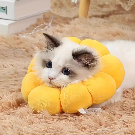 Προστατευτικό κολλάρο σκύλου-γάτας FLOWER