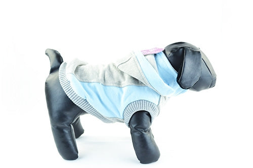 Ρούχο σκύλου φούτερ GRAY BLUE CAMELOT