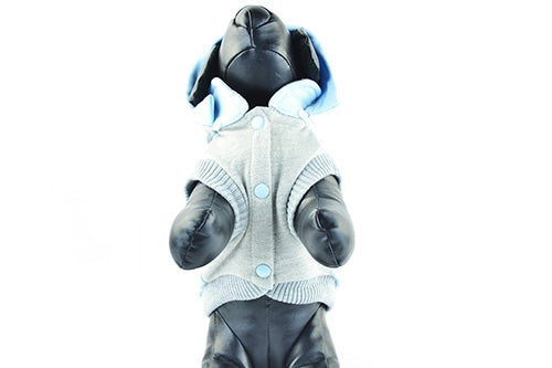 Ρούχο σκύλου φούτερ GRAY BLUE CAMELOT