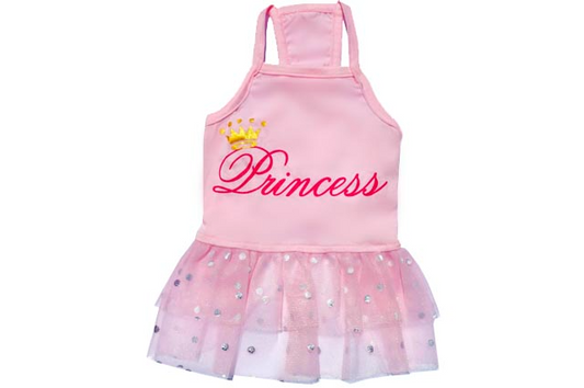 Ρούχο σκύλου-γάτας φόρεμα Princess