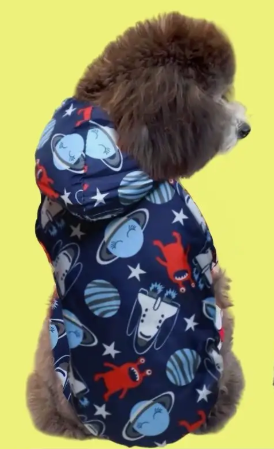 Ρούχο σκύλου-γάτας μπουφάν SPACE