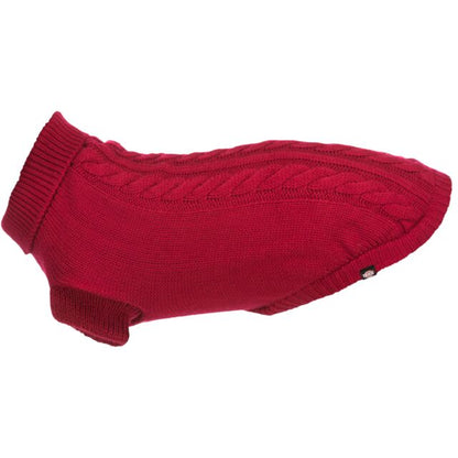 Ρούχο σκύλου πλεκτό WARM RED