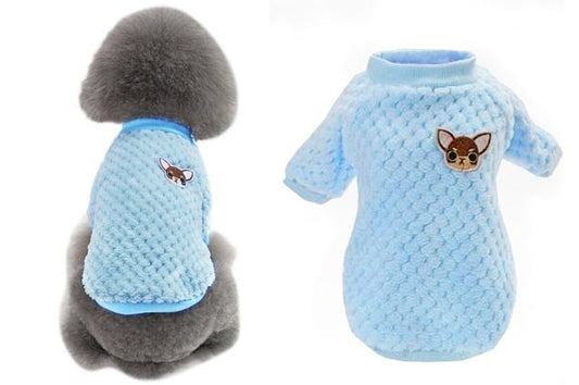 Ρούχο σκύλου φλις MINI BLUE