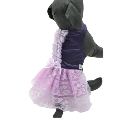 Ρούχο σκύλου φόρεμα SANVI SATIN & BOW