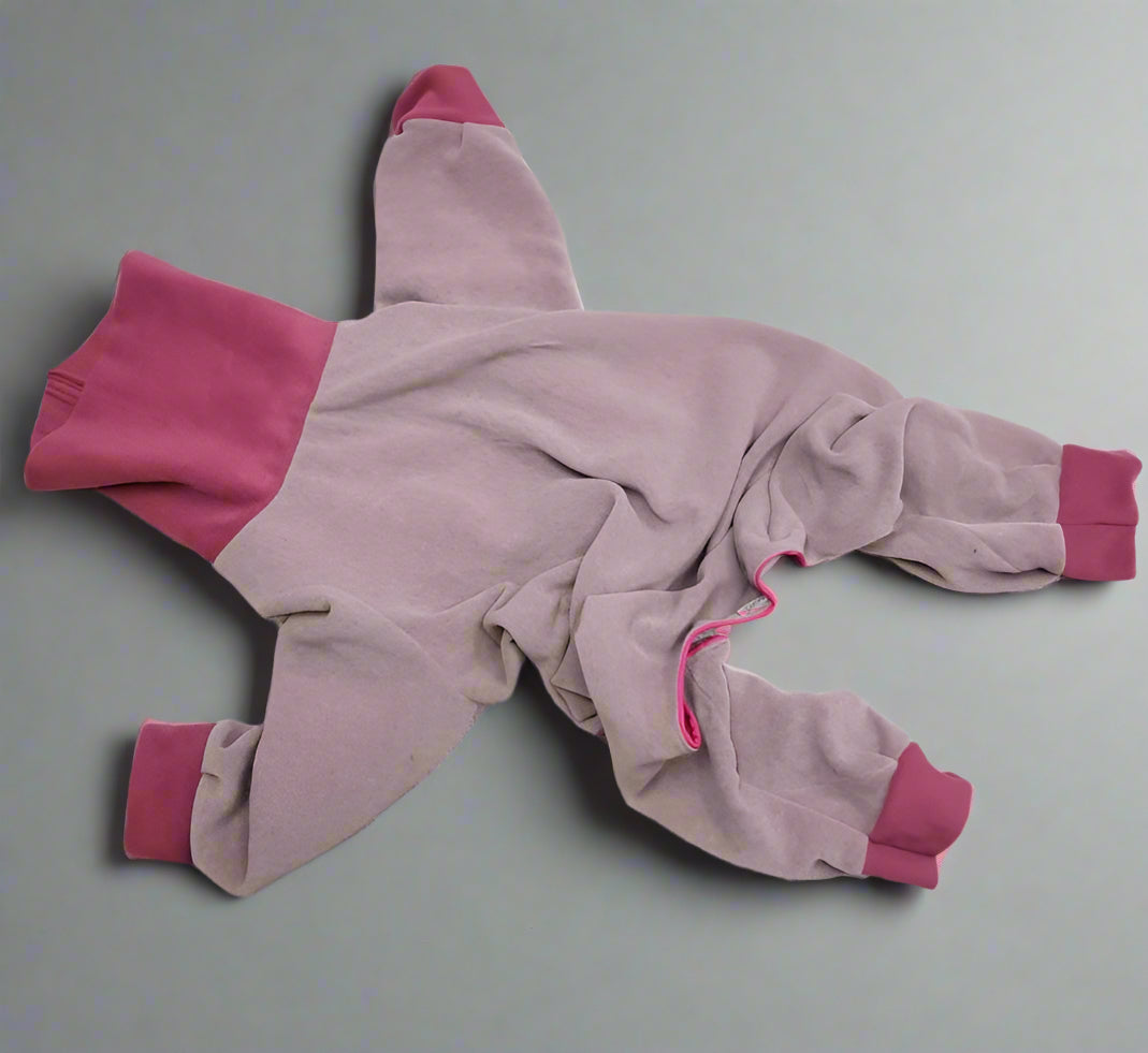 Ρούχο σκύλου ολόσωμο φορμάκι SANVI PURPLE VELVET