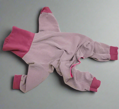 Ρούχο σκύλου ολόσωμο φορμάκι SANVI PURPLE VELVET