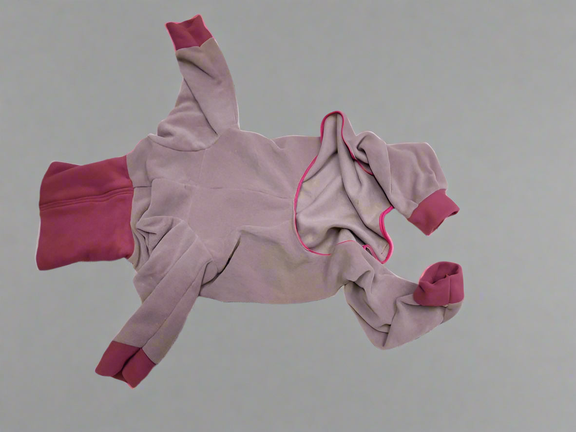 Ρούχο σκύλου ολόσωμο φορμάκι SANVI PURPLE VELVET