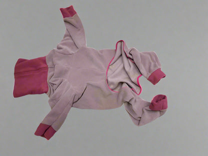 Ρούχο σκύλου ολόσωμο φορμάκι SANVI PURPLE VELVET