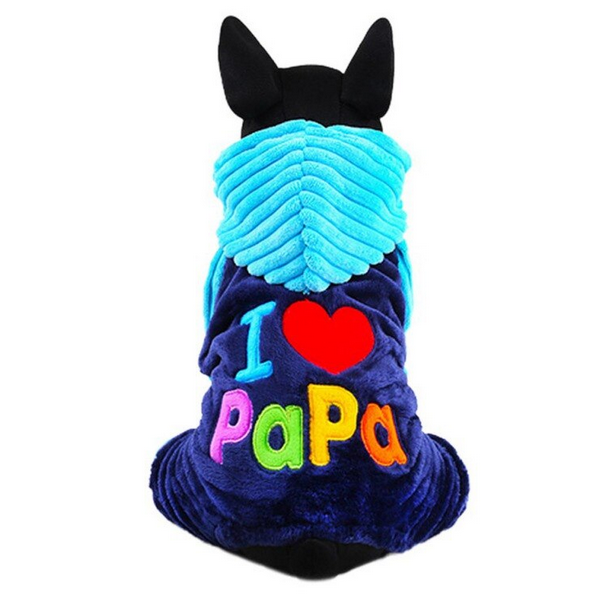 Ρούχο σκύλου ολόσωμο φορμάκι I LOVE PAPA