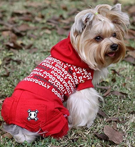 Ρούχο σκύλου ολόσωμο φορμάκι RED DOGGYDOLLY